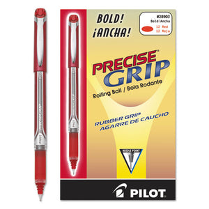 ESPIL28903 - Precise Grip Roller Ball Stick Pen, Red Ink, 1mm