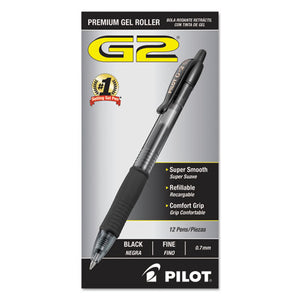 ESPIL31020 - G2 Premium Retractable Gel Ink Pen, Refillable, Black Ink, .7mm, Dozen