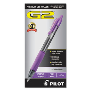 ESPIL31029 - G2 Premium Retractable Gel Ink Pen, Refillable, Purple Ink, .7mm, Dozen