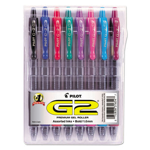 ESPIL31654 - G2 Premium Retractable Gel Ink Pen, Assorted Ink, 1mm, 8-pack