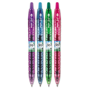 ESPIL36620 - B2p Bottle-2-Pen Colors Recycled Retractable Gel Ink Pen, Assorted, .7mm, 4-pack