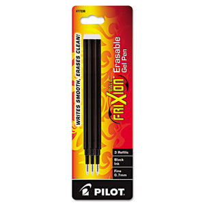ESPIL77330 - Refill For Frixion Erasable Gel Ink Pen, Black, 3-pk