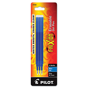 ESPIL77331 - Refill For Frixion Erasable Gel Ink Pen, Blue, 3-pk