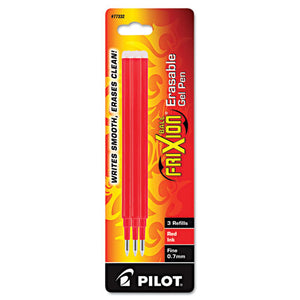 ESPIL77332 - Refill For Frixion Erasable Gel Ink Pen, Red, 3-pk