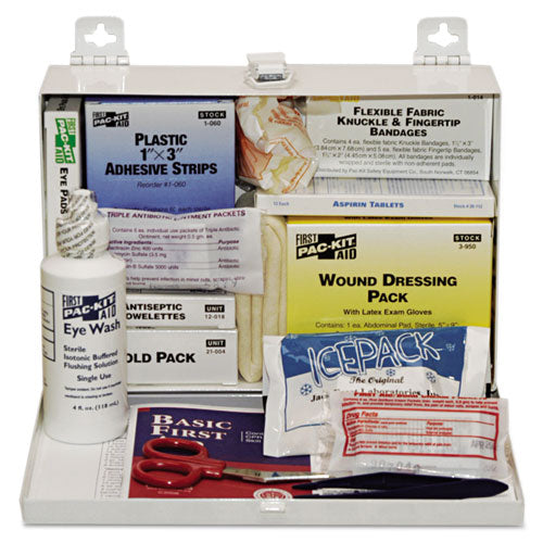 ESPKT6100 - 25-Person Steel First-Aid Kit, W-eyewash