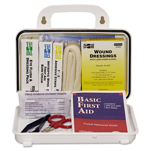ESPKT6410 - Ansi Plus #10 Weatherproof First Aid Kit, 76-Pieces, Plastic Case