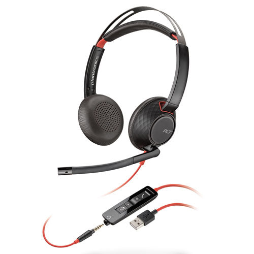 ESPLNC5220 - BLACKWIRE 5220, BINAURAL, OVER THE HEAD HEADSET