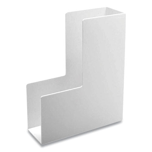 Plastic Magazine Box, 3.75 X 9.75 X 12.25, White