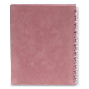 Velvet Professional Notebook, College Rule, Dusty Rose Cover, 10.25 X 8.25, 40 Sheets