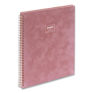 Velvet Professional Notebook, College Rule, Dusty Rose Cover, 10.25 X 8.25, 40 Sheets