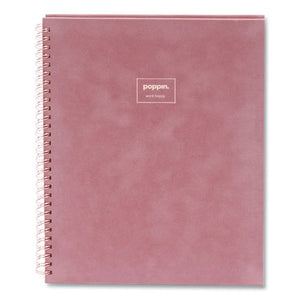 Velvet Professional Notebook, College Rule, Dusty Rose Cover, 10.25 X 8.25, 40 Sheets