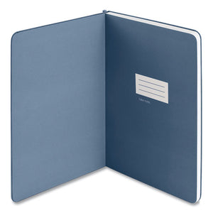 Velvet Sidekick Professional Notebook With Pen, Wide Rule, Storm Cover, 8.25 X 6.25, 80 Sheets