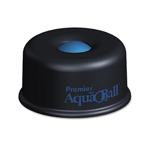 Aquaball Floating Ball Envelope Moistener, 1 1-4" X 1 1-4" X 5 3-8", Black, Blue