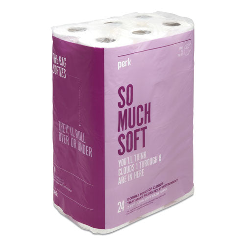 Ultra Soft Two-ply Standard Toilet Paper, Septic Safe, White, 154 Sheets-roll, 24 Rolls-pack