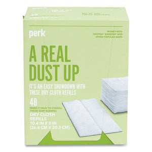 Dry Cloth Refills, White, 8 X 10.4, 48-pack