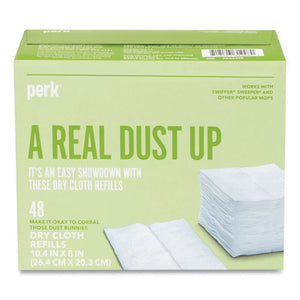 Dry Cloth Refills, White, 8 X 10.4, 48-pack