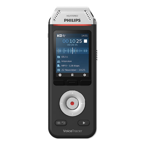 Voice Tracer Dvt2110 Digital Recorder 8 Gb, Black-silver