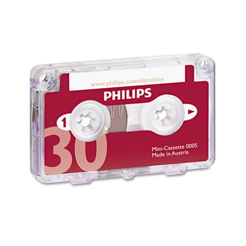 ESPSPLFH000560 - Audio & Dictation Mini Cassette, 30 Minutes (15 X 2), 10-pack