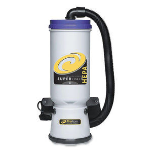 Super Coachvac Backpack Vacuum With Xover Telescoping One-piece Wand, 10 Qt Tank Capacity, Gray-purple