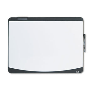 ESQRT06355BK - Tack & Write Board, 23 1-2 X 17 1-2, Black-white Surface, Black Frame