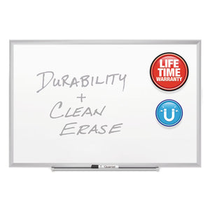 ESQRT2543 - Classic Series Porcelain Magnetic Board, 36 X 24, White, Silver Aluminum Frame