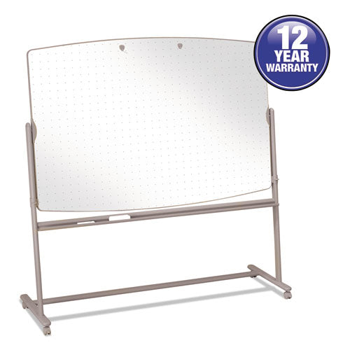 ESQRT3640TE - Total Erase Reversible Mobile Easel, 72 X 48, White Surface, Neutral Frame