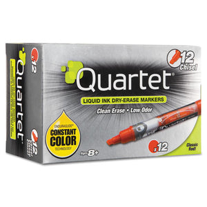 ESQRT50014M - Enduraglide Dry Erase Marker, Chisel Tip, Red, Dozen