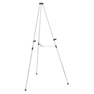 ESQRT50E - Lightweight Telescoping Tripod Easel, 38" To 66" High, Aluminum, Silver