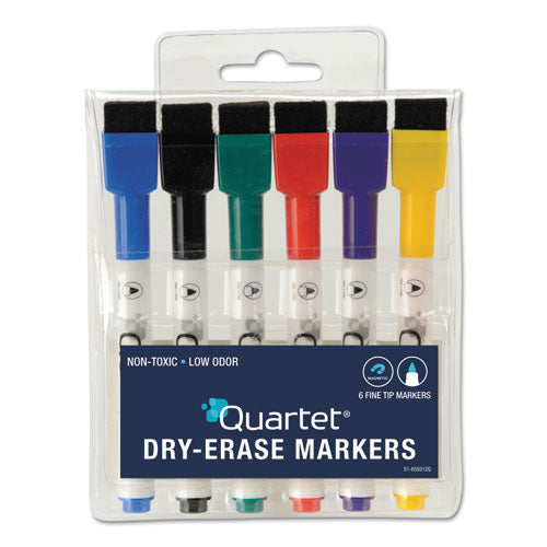 ESQRT51659312 - Low-Odor Rewritables Dry Erase Mini-Marker Set, Fine Point, Classic, 6-set