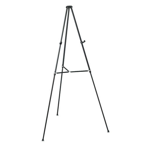 ESQRT51E - Lightweight Telescoping Tripod Easel, Adjusts 38" To 66" High, Aluminum, Black