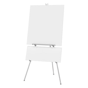 ESQRT55E - Aluminum Heavy-Duty Display Easel, 38" To 66" High, Aluminum, Silver