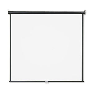 ESQRT670S - Wall Or Ceiling Projection Screen, 70 X 70, White Matte, Black Matte Casing