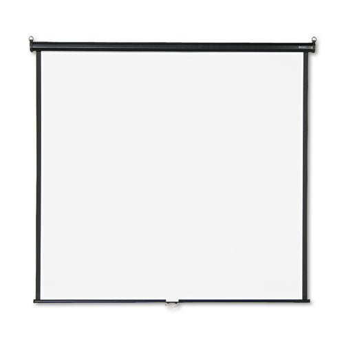 ESQRT670S - Wall Or Ceiling Projection Screen, 70 X 70, White Matte, Black Matte Casing