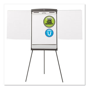 ESQRT67E - Magnetic Dry Erase Easel, 27 X 35, White Surface, Graphite Frame