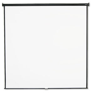 ESQRT696S - Wall Or Ceiling Projection Screen, 96 X 96, White Matte, Black Matte Casing