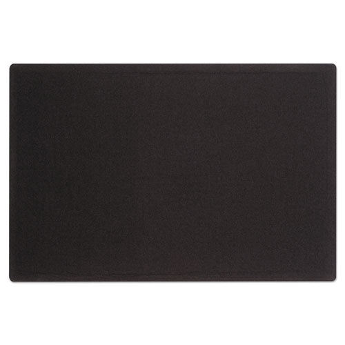 ESQRT7684BK - Oval Office Fabric Bulletin Board, 48 X 36, Black