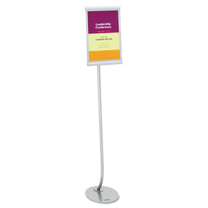 ESQRT7922 - Designer Sign Stand, Silver Aluminum Frame, 11 X 17