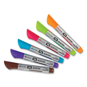 Premium Glass Board Dry Erase Marker, Medium Bullet Tip, Assorted Colors, 6-pack