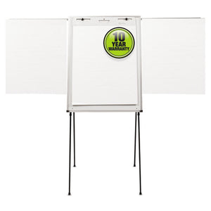 ESQRT81E - Dry-Erase Steel Easel, Melamine, 29 X 40, White, Aluminum Frame