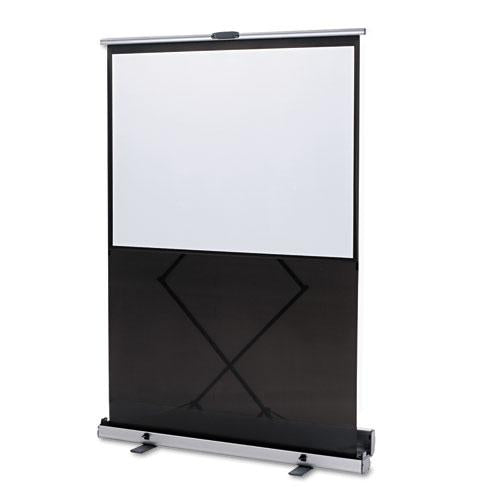 ESQRT980S - EURO 80 INSTANT PORTABLE CINEMA SCREEN W-SILVER CARRYING CASE, 80 X 80