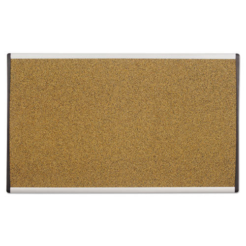 ESQRTARCB2414 - Arc Frame Cork Cubicle Board, 14 X 24, Tan, Aluminum Frame