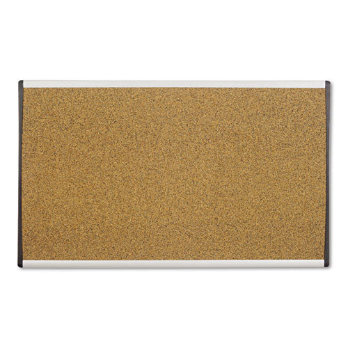 ESQRTARCB3018 - Arc Frame Cork Cubicle Board, 18 X 30, Tan, Aluminum Frame