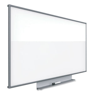 Silhouette Total Erase Whiteboard, 74 X 42, Charcoal Aluminum Frame
