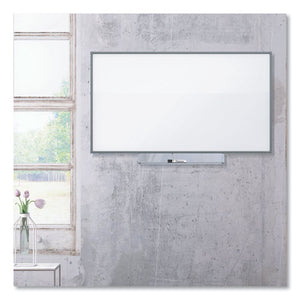 Silhouette Total Erase Whiteboard, 74 X 42, Silver Aluminum Frame