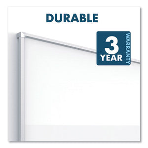 Silhouette Total Erase Whiteboard, 85 X 48, Silver Aluminum Frame