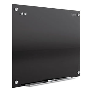 Infinity Magnetic Glass Marker Board, 24 X18, Black