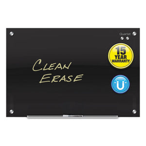 ESQRTG4836B - Infinity Black Glass Magnetic Marker Board, 48 X 36