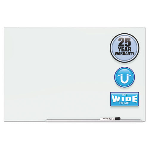 ESQRTG7442E - ELEMENT FRAMED MAGNETIC GLASS DRY-ERASE BOARDS, 74" X 42", ALUMINUM FRAME