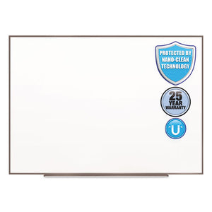 ESQRTNA4836F - Fusion Nano-Clean Magnetic Whiteboard, 48 X 36, Silver Frame