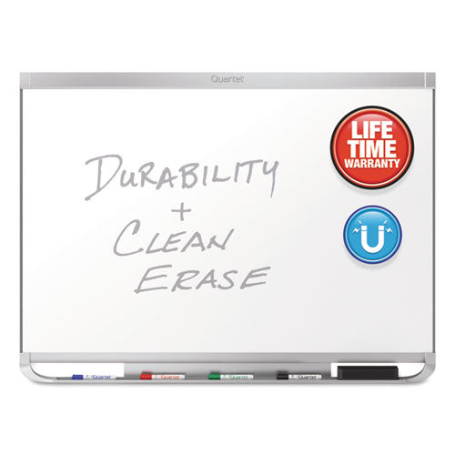 Prestige 2 Duramax Magnetic Porcelain Whiteboard, 96 X 48, Silver Frame